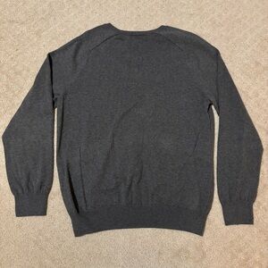 GAP Lightweight Dark Grey V-neck Sweater